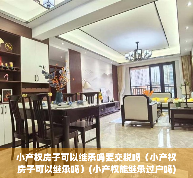 小产权房子可以继承吗要交税吗（小产权房子可以继承吗）(小产权能继承过户吗)