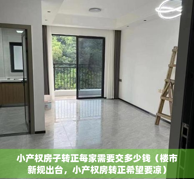 小产权房子转正每家需要交多少钱（楼市新规出台，小产权房转正希望要凉）
