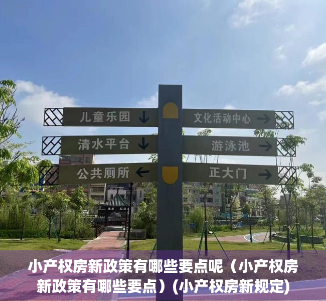 小产权房新政策有哪些要点呢（小产权房新政策有哪些要点）(小产权房新规定)