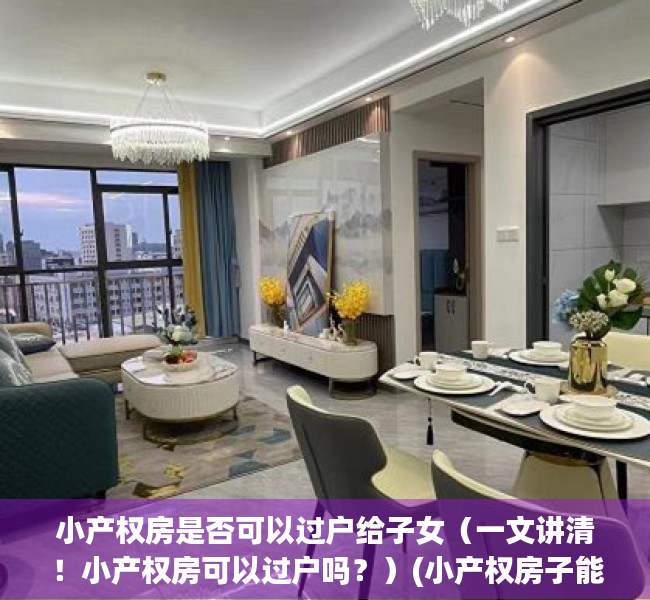 小产权房是否可以过户给子女（一文讲清！小产权房可以过户吗？）(小产权房子能过户)