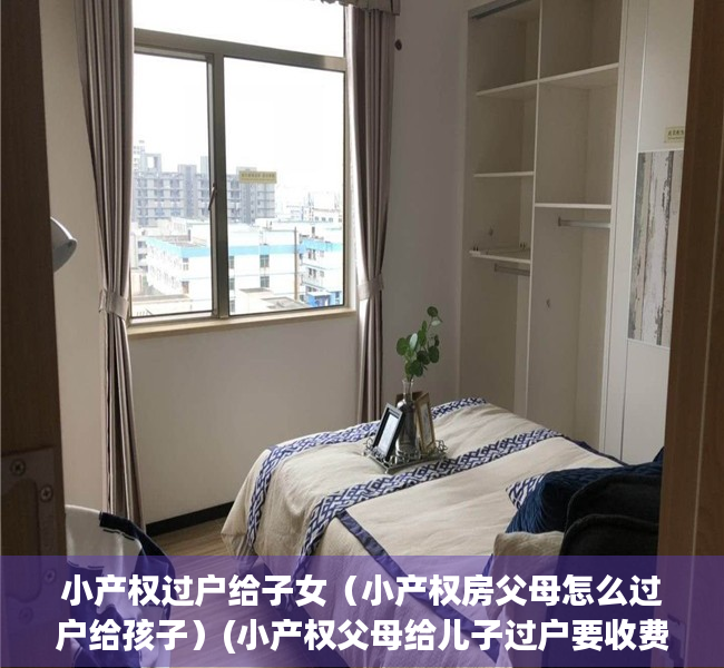 小产权过户给子女（小产权房父母怎么过户给孩子）(小产权父母给儿子过户要收费吗)