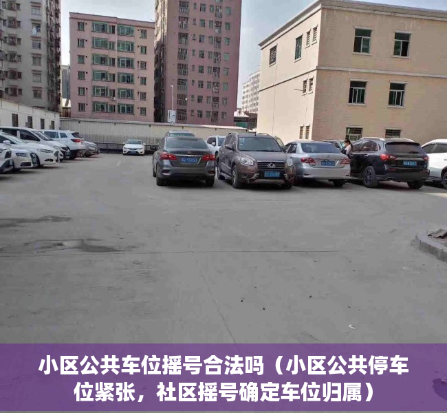 小区公共车位摇号合法吗（小区公共停车位紧张，社区摇号确定车位归属）
