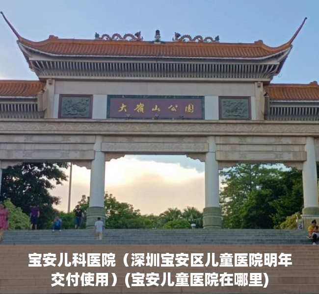 宝安儿科医院（深圳宝安区儿童医院明年交付使用）(宝安儿童医院在哪里)