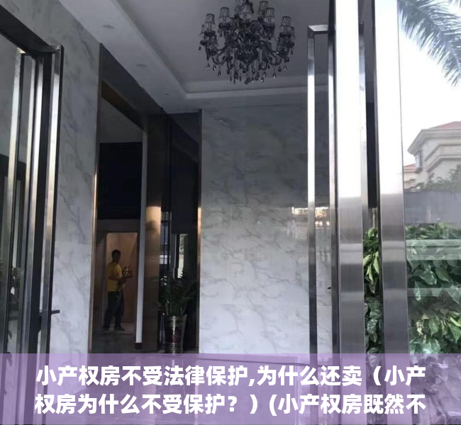 小产权房不受法律保护,为什么还卖（小产权房为什么不受保护？）(小产权房既然不合法为何还可以买卖)