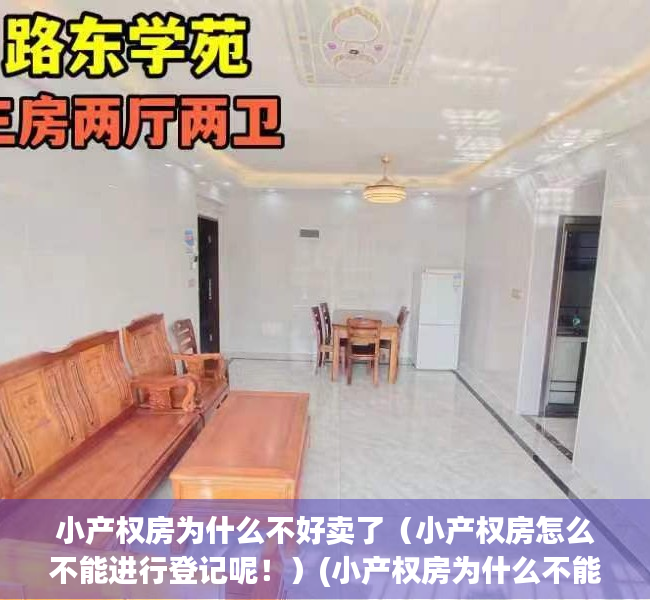 小产权房为什么不好卖了（小产权房怎么不能进行登记呢！）(小产权房为什么不能办房产证)
