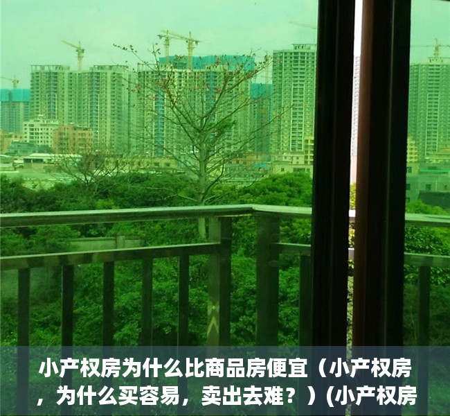 小产权房为什么比商品房便宜（小产权房，为什么买容易，卖出去难？）(小产权房比市场价低多少)