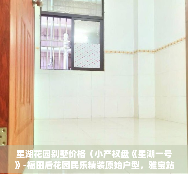 星湖花园别墅价格（小产权盘《星湖一号》-福田后花园民乐精装原始户型，雅宝站地铁100米，投资住家首选，10分钟直达福田和罗湖）