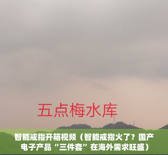 智能戒指开箱视频（智能戒指火了？国产电子产品“三件套”在海外需求旺盛）