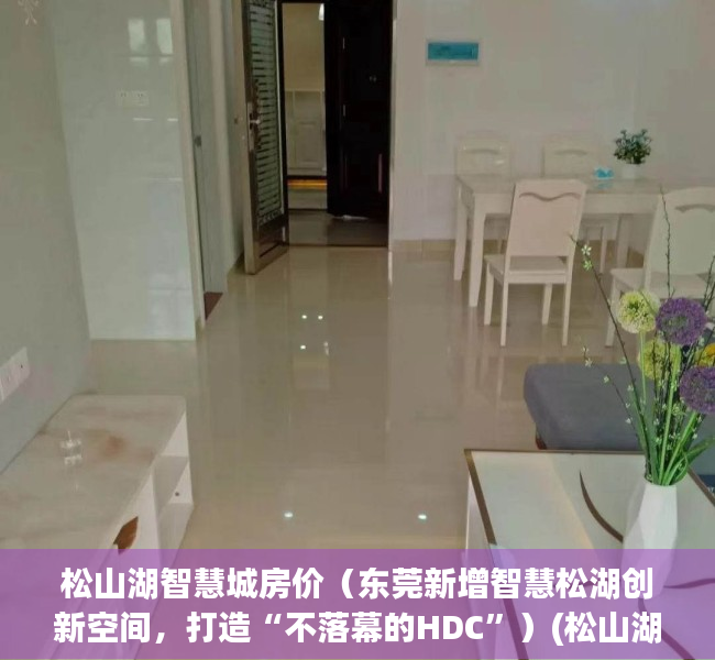 松山湖智慧城房价（东莞新增智慧松湖创新空间，打造“不落幕的HDC”）(松山湖智谷产业园)