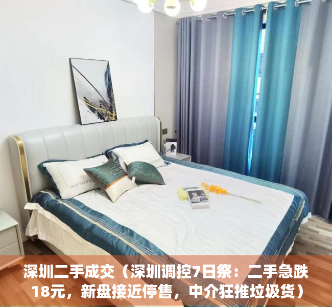 深圳二手成交（深圳调控7日祭：二手急跌18元，新盘接近停售，中介狂推垃圾货）