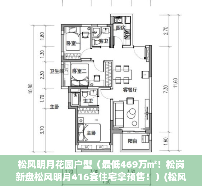 松风明月花园户型（最低469万㎡！松岗新盘松风明月416套住宅拿预售！）(松风明月这块地怎么样)