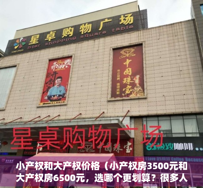 小产权和大产权价格（小产权房3500元和大产权房6500元，选哪个更划算？很多人选错了）
