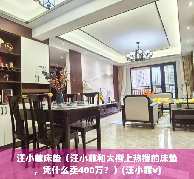 汪小菲床垫（汪小菲和大撕上热搜的床垫，凭什么卖400万？）(汪小菲v)