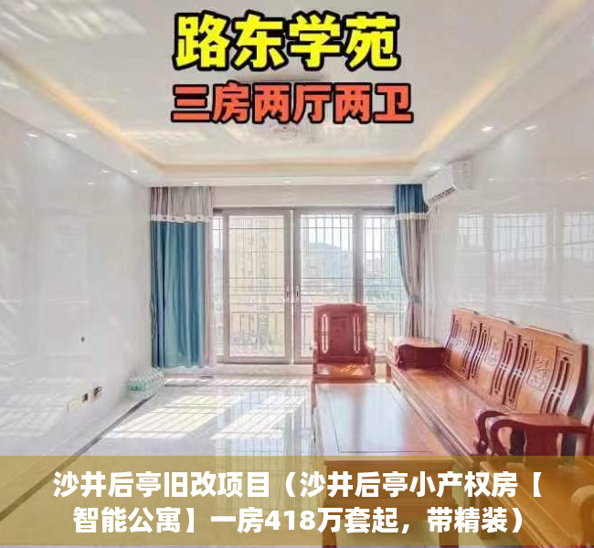 沙井后亭旧改项目（沙井后亭小产权房【智能公寓】一房418万套起，带精装）