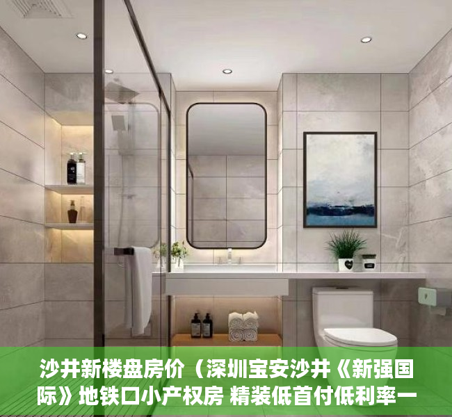 沙井新楼盘房价（深圳宝安沙井《新强国际》地铁口小产权房 精装低首付低利率一房37W起）
