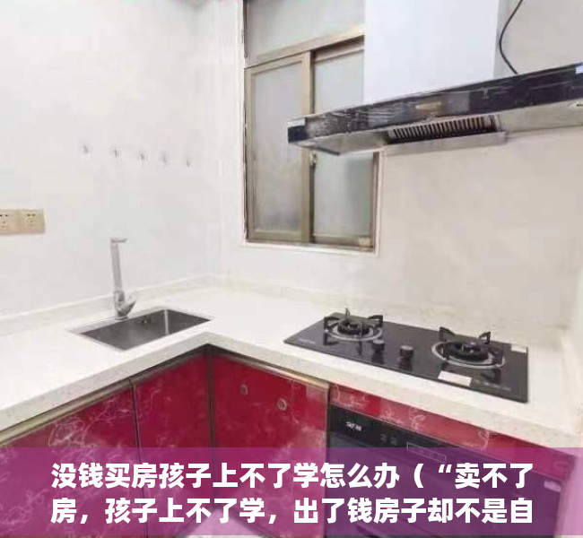 没钱买房孩子上不了学怎么办（“卖不了房，孩子上不了学，出了钱房子却不是自己的”交房6年，8000户业主一直在等这张证）