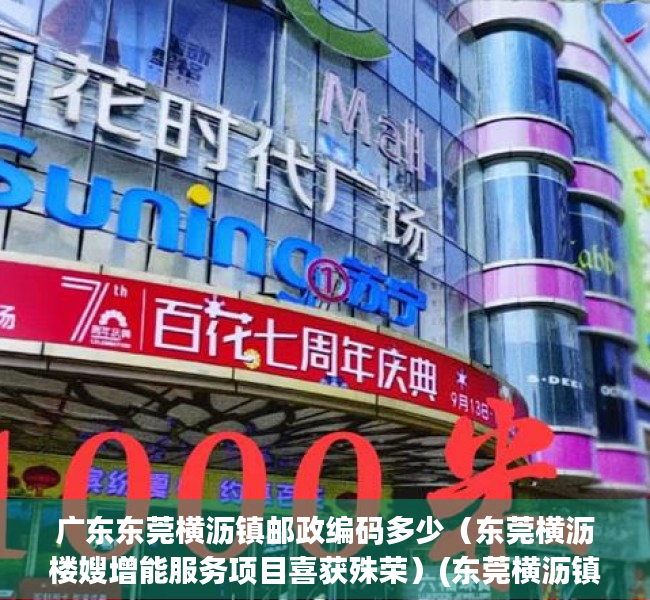 广东东莞横沥镇邮政编码多少（东莞横沥楼嫂增能服务项目喜获殊荣）(东莞横沥镇邮编号码是多少啊)