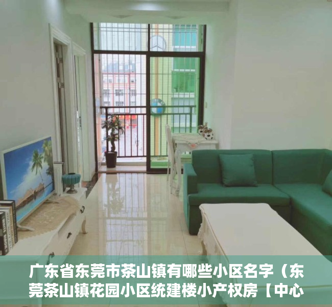 广东省东莞市茶山镇有哪些小区名字（东莞茶山镇花园小区统建楼小产权房【中心花园】三房98万起‍茶山唯一高品质楼盘）
