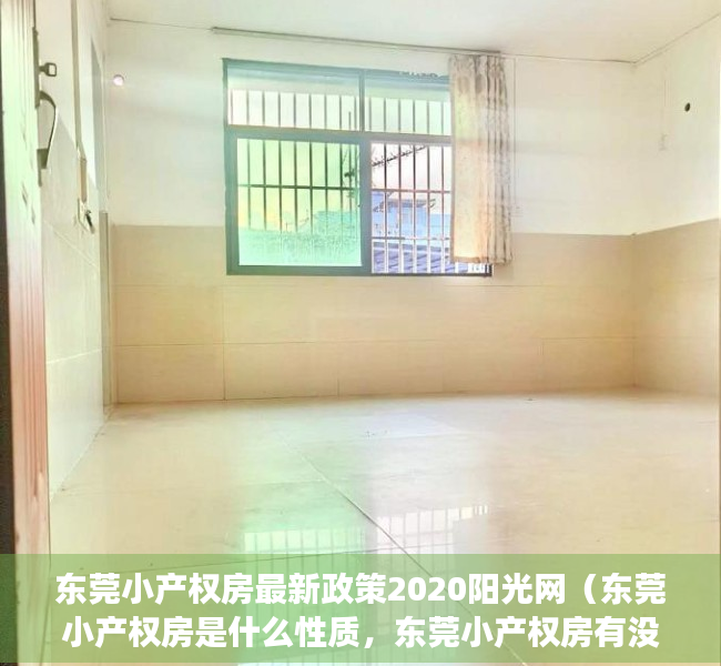东莞小产权房最新政策2020阳光网（东莞小产权房是什么性质，东莞小产权房有没有正规的手续？）