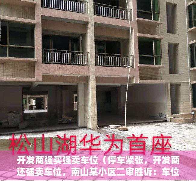 开发商强买强卖车位（停车紧张，开发商还强卖车位，南山某小区二审胜诉：车位归业主）