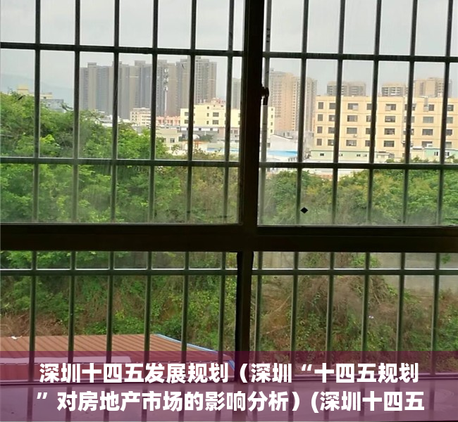 深圳十四五发展规划（深圳“十四五规划”对房地产市场的影响分析）(深圳十四五城市规划)