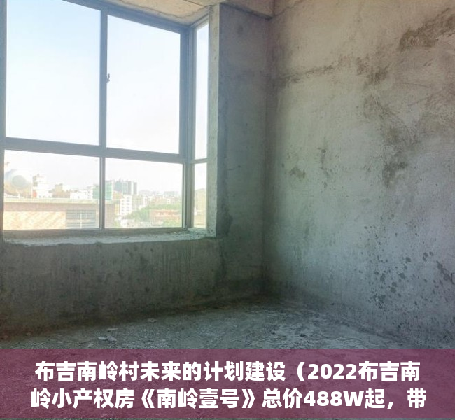 布吉南岭村未来的计划建设（2022布吉南岭小产权房《南岭壹号》总价488W起，带精装修）