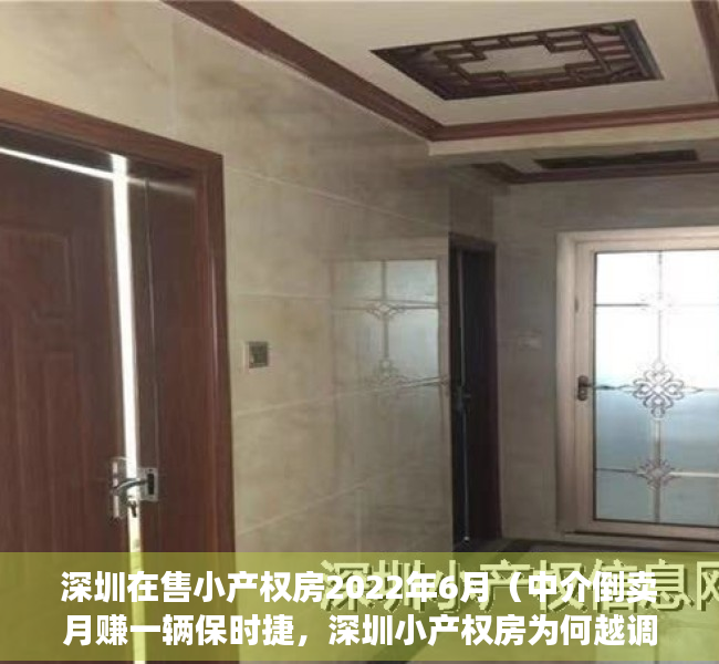 深圳在售小产权房2022年6月（中介倒卖月赚一辆保时捷，深圳小产权房为何越调控越火爆？）