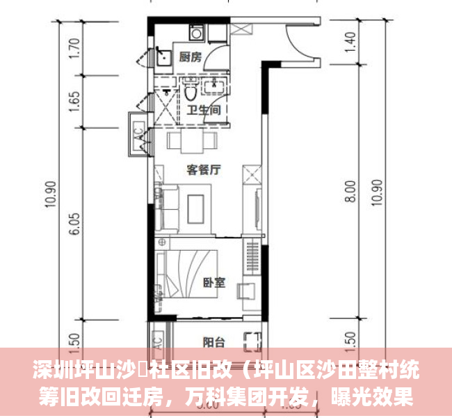 深圳坪山沙壆社区旧改（坪山区沙田整村统筹旧改回迁房，万科集团开发，曝光效果图，已过专规，单价2X万，直接跟开发商签约确权，14号地铁线沙田站）