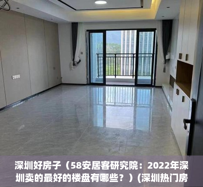 深圳好房子（58安居客研究院：2022年深圳卖的最好的楼盘有哪些？）(深圳热门房源)