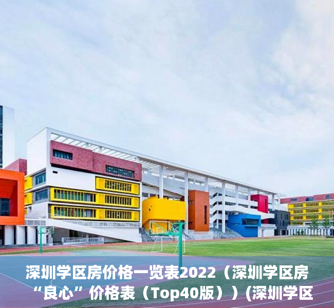 深圳学区房价格一览表2022（深圳学区房“良心”价格表（Top40版））(深圳学区房价格走势)