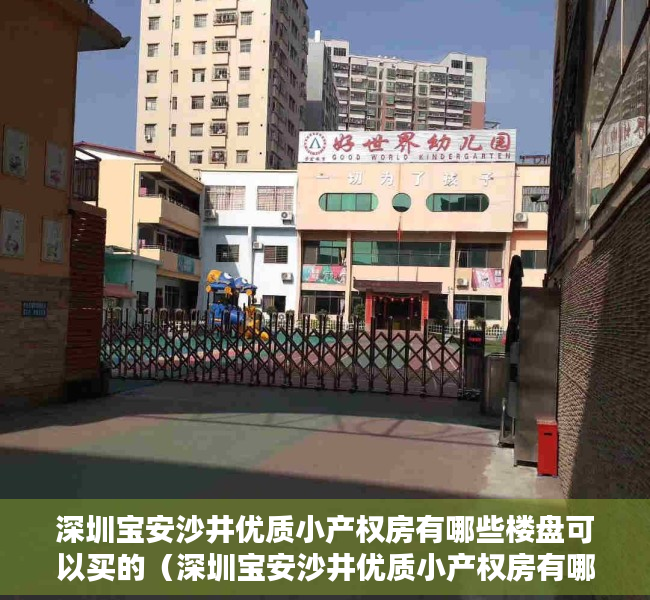 深圳宝安沙井优质小产权房有哪些楼盘可以买的（深圳宝安沙井优质小产权房有哪些楼盘）