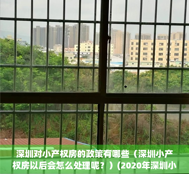 深圳对小产权房的政策有哪些（深圳小产权房以后会怎么处理呢？）(2020年深圳小产权房的最新政策)
