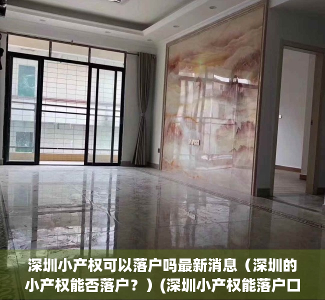 深圳小产权可以落户吗最新消息（深圳的小产权能否落户？）(深圳小产权能落户口么)