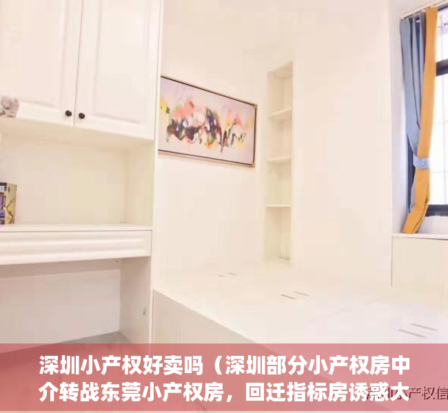 深圳小产权好卖吗（深圳部分小产权房中介转战东莞小产权房，回迁指标房诱惑大）