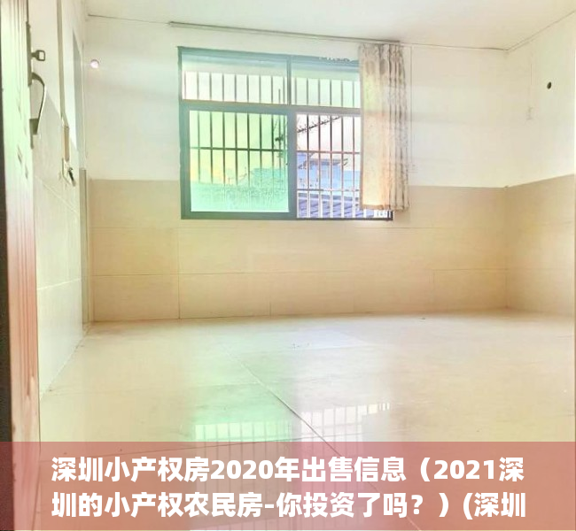 深圳小产权房2020年出售信息（2021深圳的小产权农民房-你投资了吗？）(深圳小产权房出售价格)