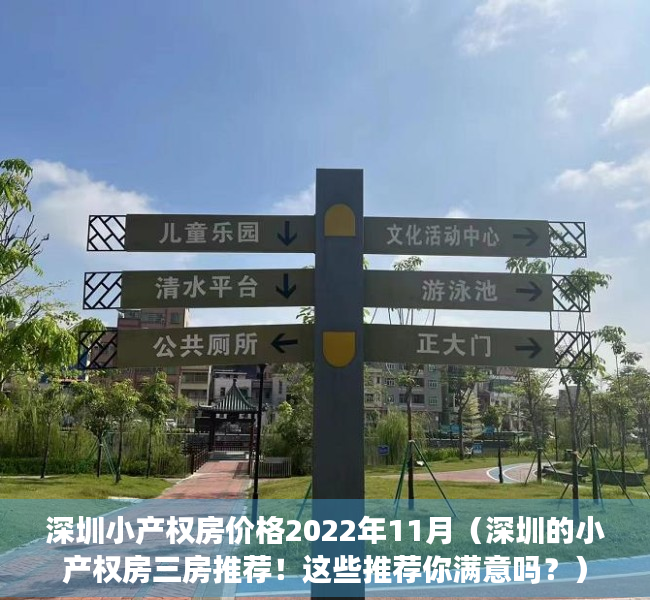 深圳小产权房价格2022年11月（深圳的小产权房三房推荐！这些推荐你满意吗？）