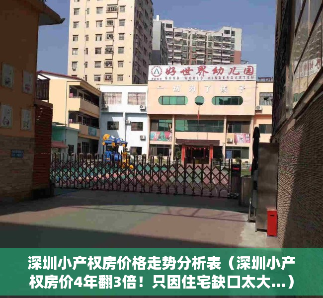 深圳小产权房价格走势分析表（深圳小产权房价4年翻3倍！只因住宅缺口太大…）