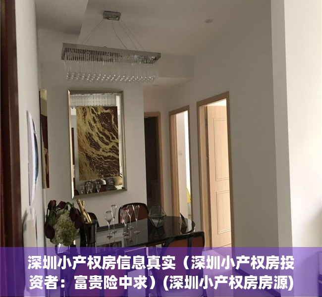 深圳小产权房信息真实（深圳小产权房投资者：富贵险中求）(深圳小产权房房源)