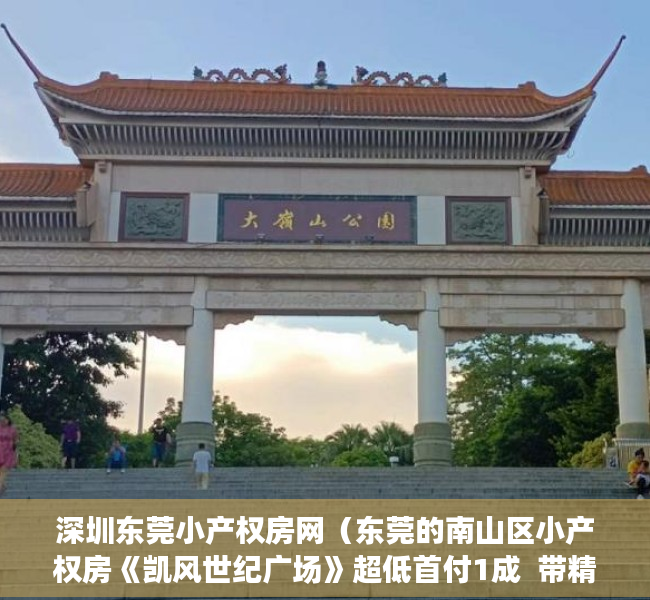 深圳东莞小产权房网（东莞的南山区小产权房《凯风世纪广场》超低首付1成  带精装修  带燃气  双层停车场  户户带精装修  带精装修）