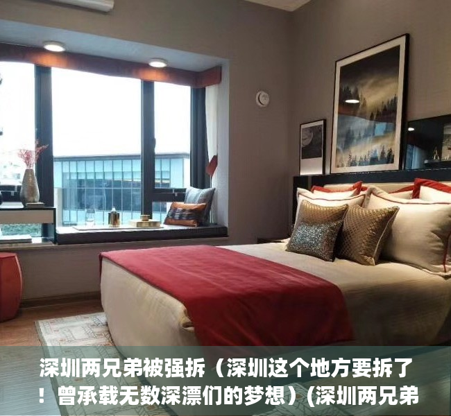 深圳两兄弟被强拆（深圳这个地方要拆了！曾承载无数深漂们的梦想）(深圳两兄弟房子被强拆后续)