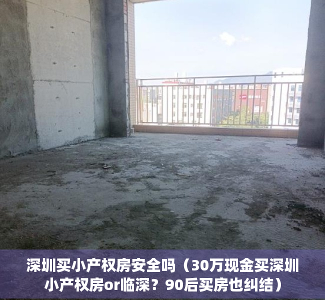 深圳买小产权房安全吗（30万现金买深圳小产权房or临深？90后买房也纠结）