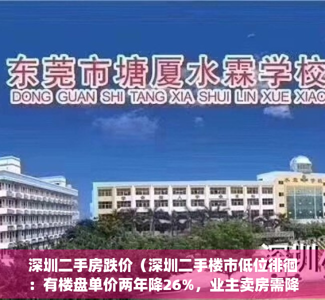 深圳二手房跌价（深圳二手楼市低位徘徊：有楼盘单价两年降26%，业主卖房需降至小区最低价）