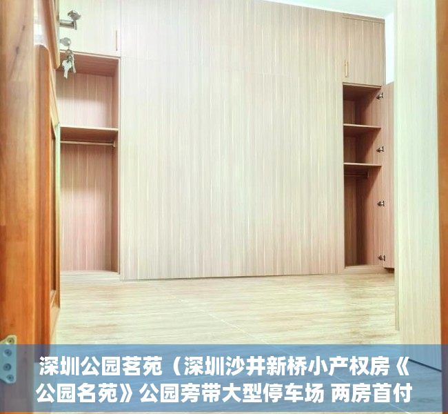 深圳公园茗苑（深圳沙井新桥小产权房《公园名苑》公园旁带大型停车场 两房首付18W起）