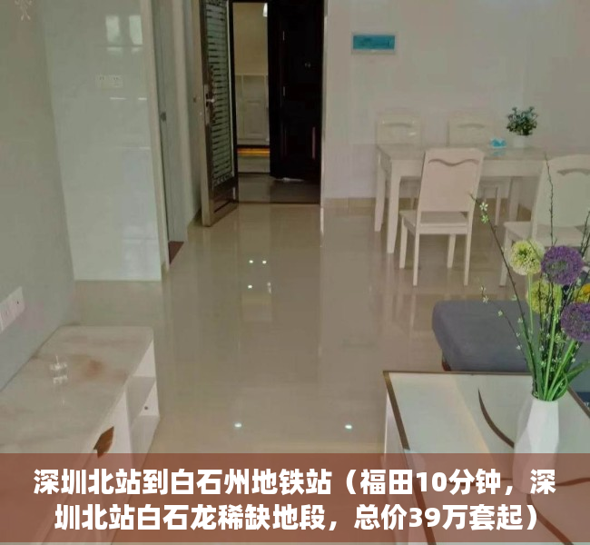 深圳北站到白石州地铁站（福田10分钟，深圳北站白石龙稀缺地段，总价39万套起）