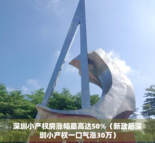 深圳小产权房涨幅最高达50%（新政后深圳小产权一口气涨30万）