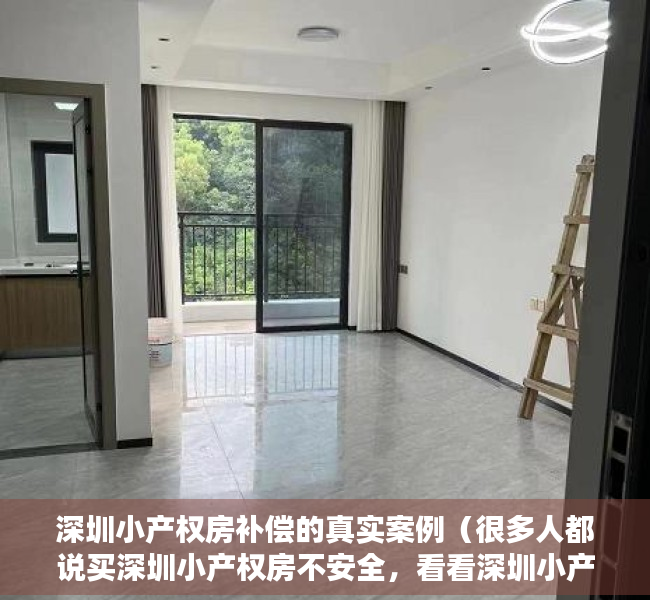 深圳小产权房补偿的真实案例（很多人都说买深圳小产权房不安全，看看深圳小产权房的补偿方案！）