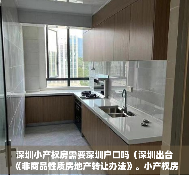 深圳小产权房需要深圳户口吗（深圳出台《非商品性质房地产转让办法》。小产权房要入市啦？）