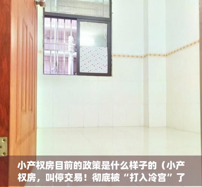 小产权房目前的政策是什么样子的（小产权房，叫停交易！彻底被“打入冷宫”了）