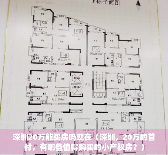 深圳20万能买房吗现在（深圳，20万的首付，有哪些值得购买的小产权房？）