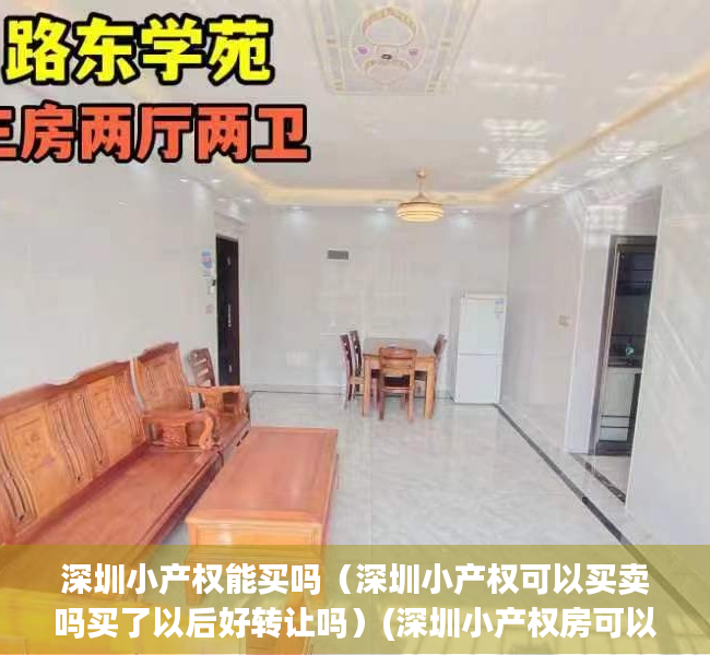 深圳小产权能买吗（深圳小产权可以买卖吗买了以后好转让吗）(深圳小产权房可以卖吗?)